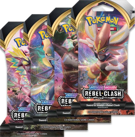 Rebel Clash Sleeved Booster Pack Art Bundle Set of 4