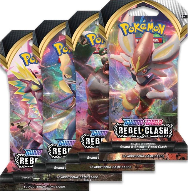 Rebel Clash Sleeved Booster Pack Art Bundle Set of 4