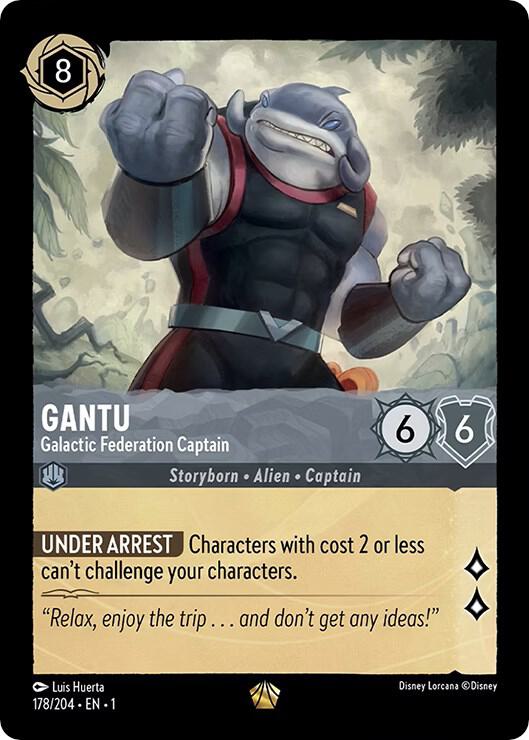 Gantu - Galactic Federation Captain #178 Legendary - The First Chapter Pokemon card