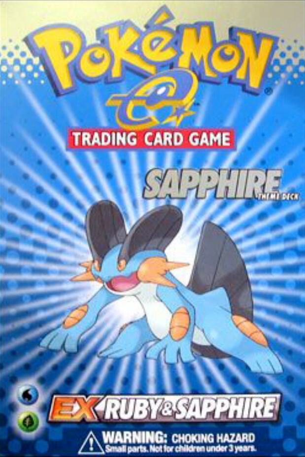 EX Ruby and Sapphire Theme Deck Sapphire Swampert - Team Magma vs Team Aqua sealed product