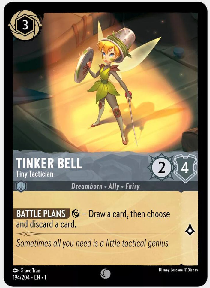 0194 Tinker Bell - Tiny Tactician Common The First Chapter