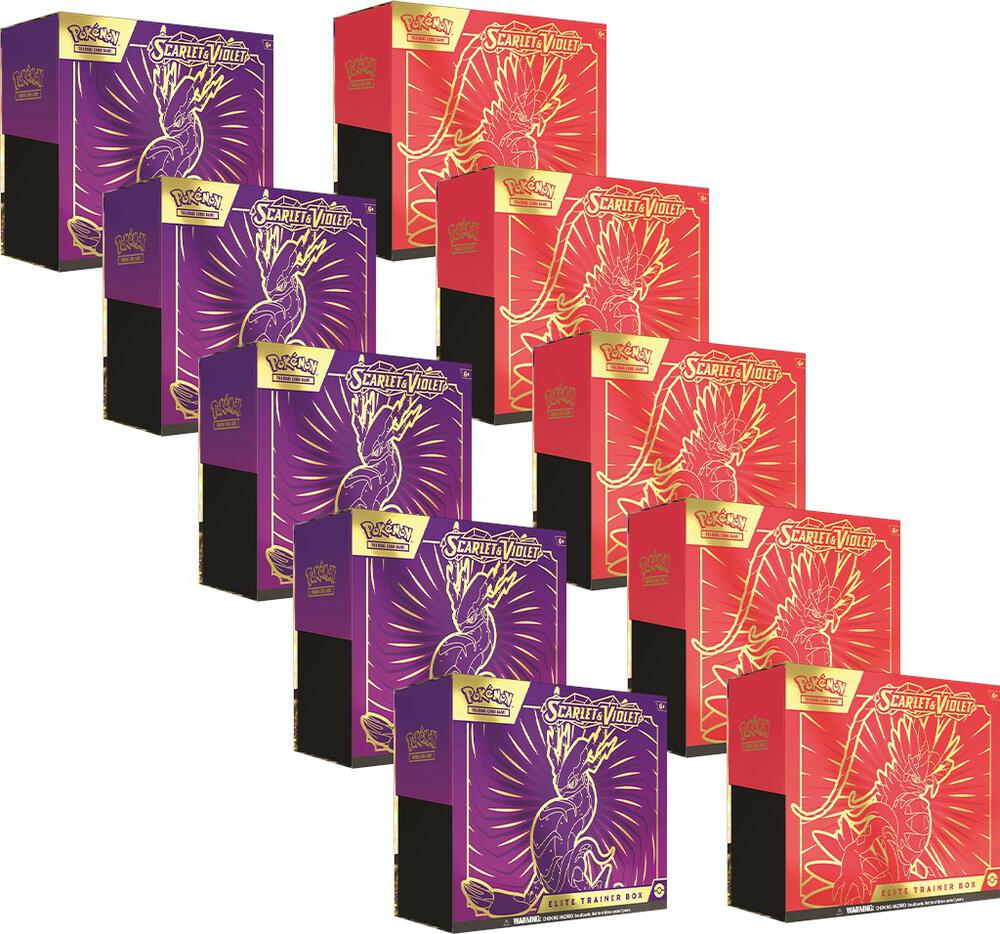 Scarlet and Violet Elite Trainer Box Case