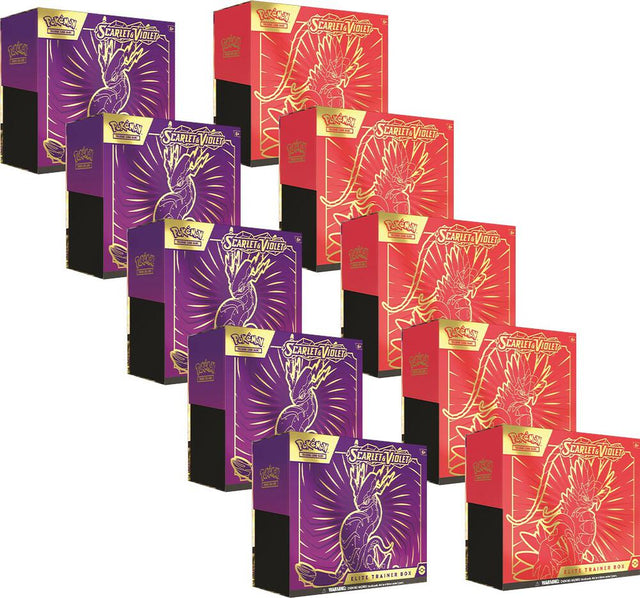 Scarlet and Violet Elite Trainer Box Case