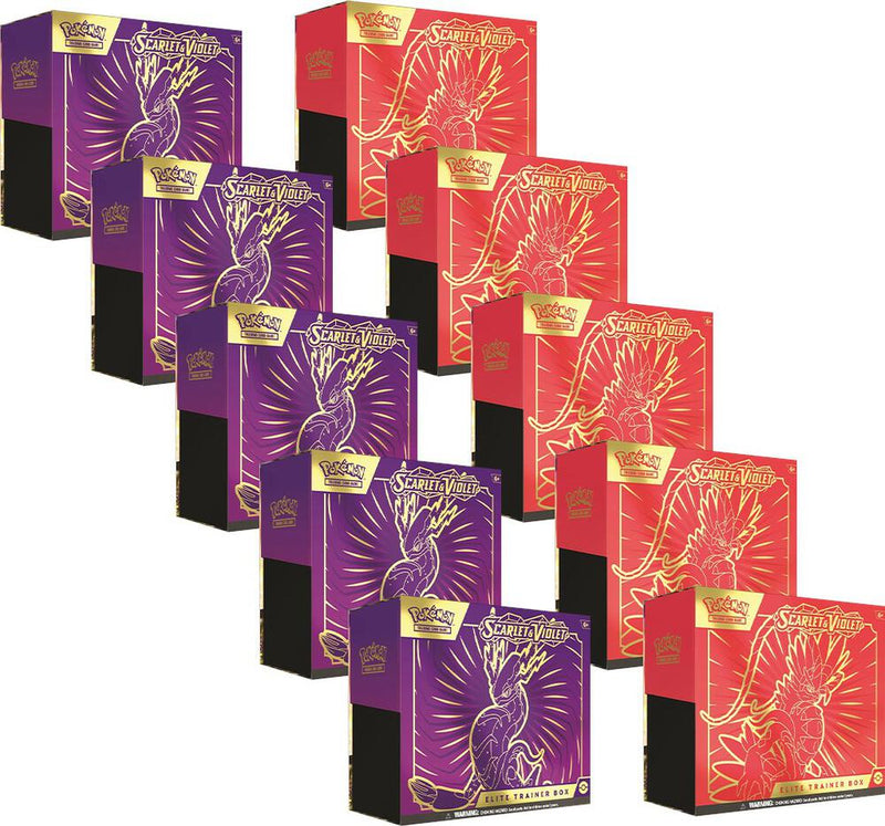 Scarlet and Violet Elite Trainer Box Case - Scarlet & Violet Base Set sealed product