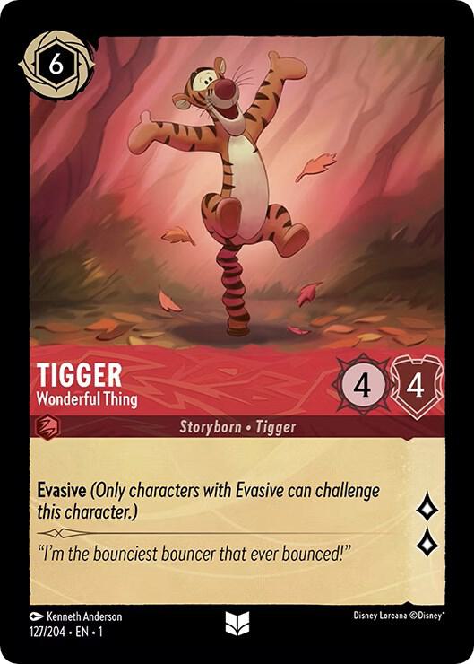 Tigger - Wonderful Thing #127 Uncommon - The First Chapter Pokemon card