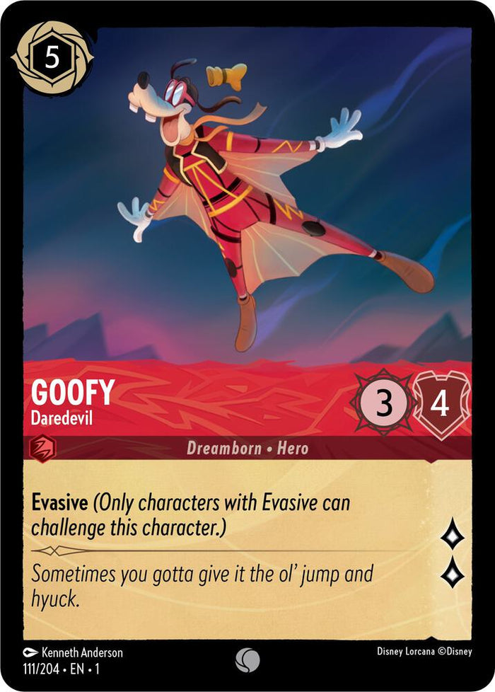 Goofy - Daredevil #111 Common - The First Chapter Pokemon card