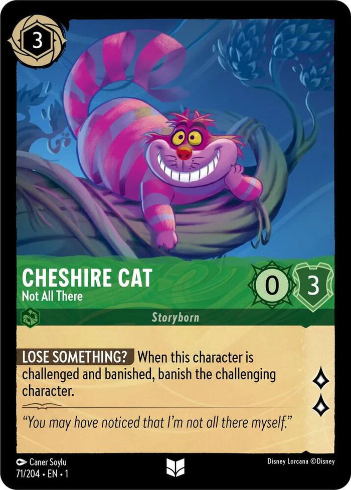 Cheshire Cat - Not All There #71 Uncommon - The First Chapter Pokemon card
