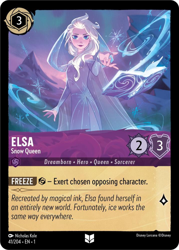 0041 Elsa - Snow Queen Uncommon The First Chapter