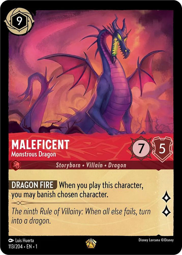 0113 Maleficent - Monstrous Dragon Legendary The First Chapter