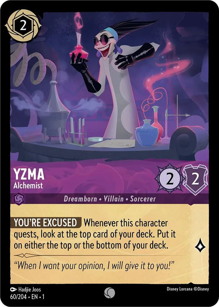 Yzma - Alchemist #60 Common - The First Chapter Pokemon card