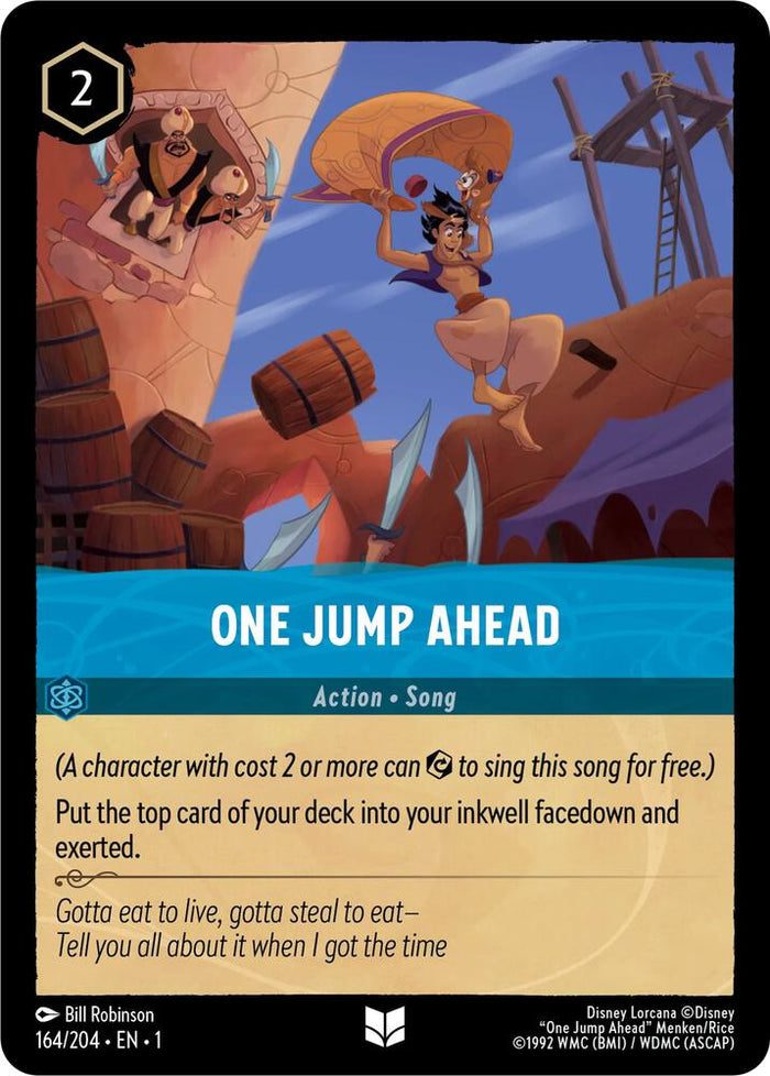 One Jump Ahead #164 Uncommon - The First Chapter Pokemon card