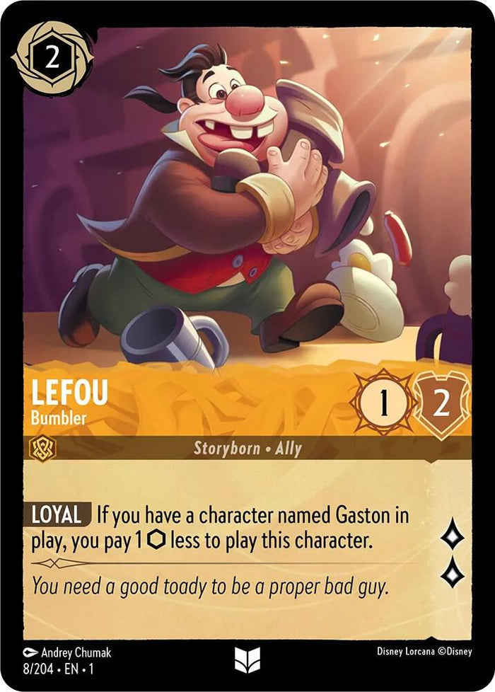 Lefou - Bumbler #8 Uncommon - The First Chapter Pokemon card