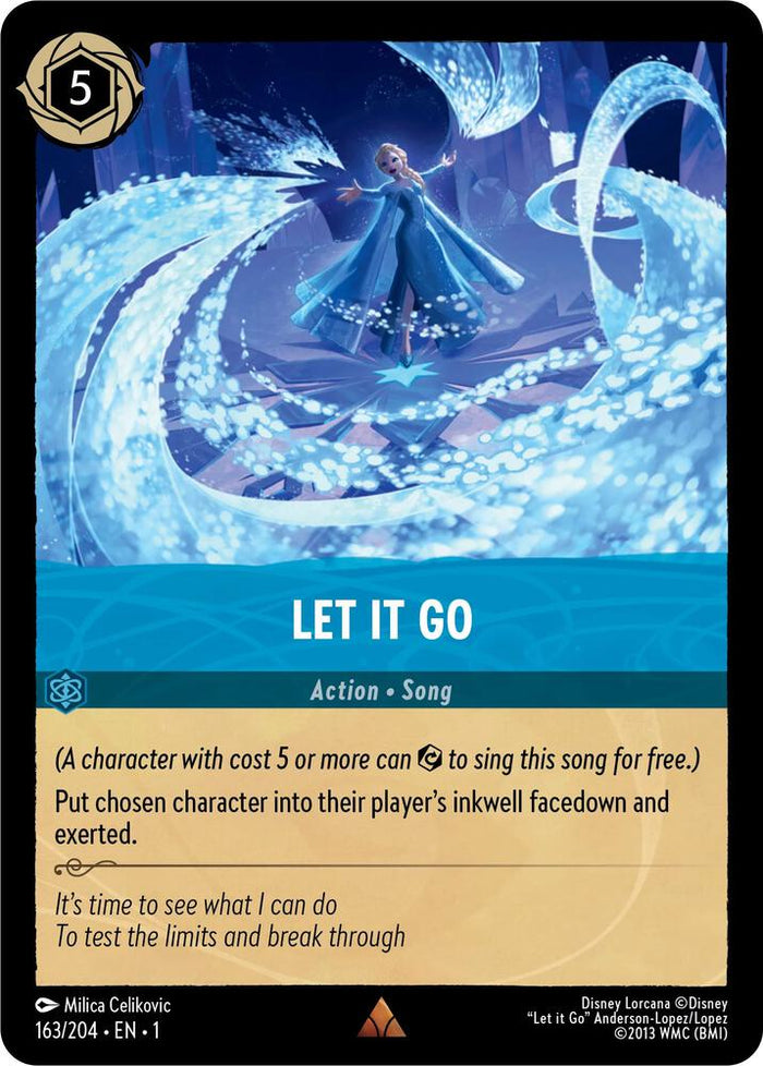 Let It Go #163 Rare - The First Chapter Pokemon card