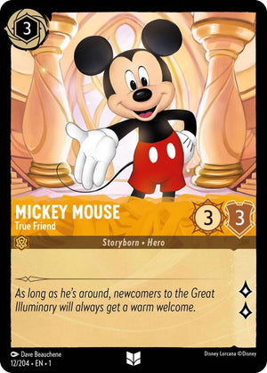 0012 Mickey Mouse - True Friend Uncommon The First Chapter
