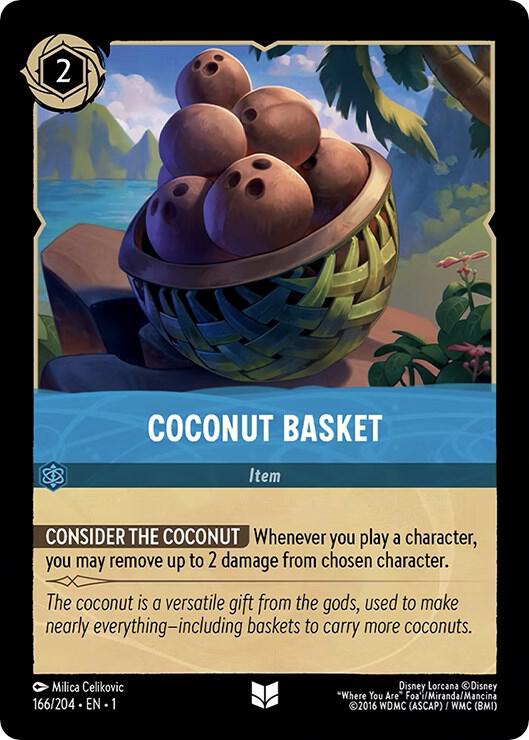 Coconut Basket #166 Uncommon - The First Chapter Pokemon card