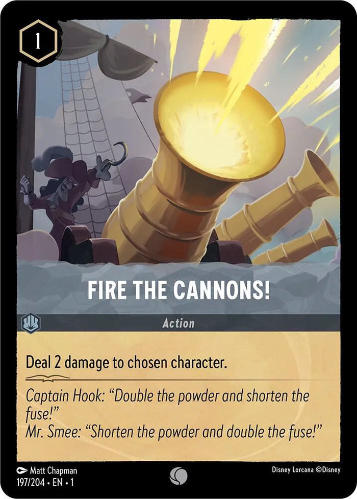 Fire the Cannons! #197 Common - The First Chapter Pokemon card