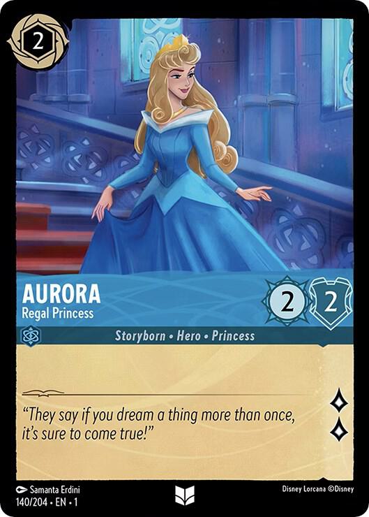 Aurora - Regal Princess #140 Uncommon - The First Chapter Pokemon card
