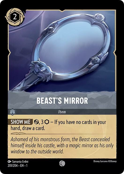 Beast's Mirror #201 Common - The First Chapter Pokemon card