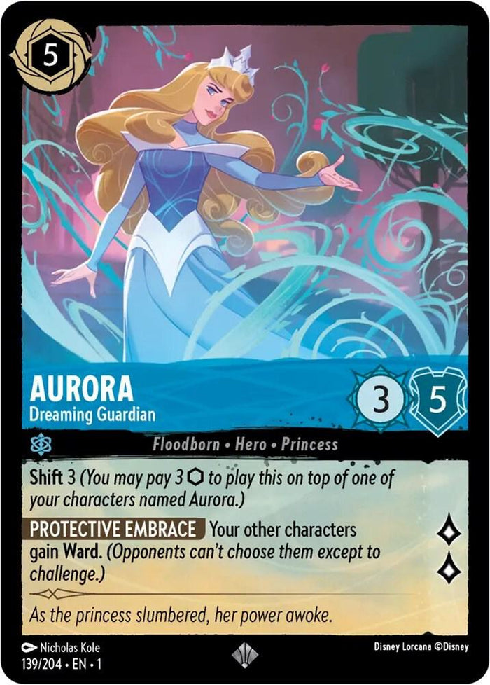 Aurora - Dreaming Guardian #139 Super Rare - The First Chapter Pokemon card