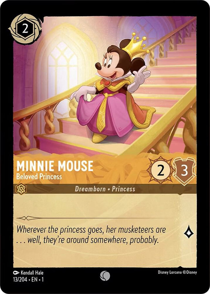 Minnie Mouse - Beloved Princess #13 Common - The First Chapter Pokemon card