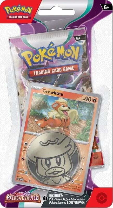 Paldea Evolved Single Pack Blister Growlithe