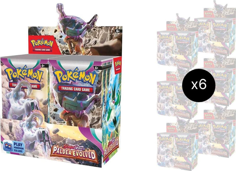 Paldea Evolved Booster Box Case - Paldea Evolved sealed product