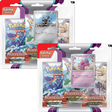 Paldea Evolved 3 Pack Blister Set of 2