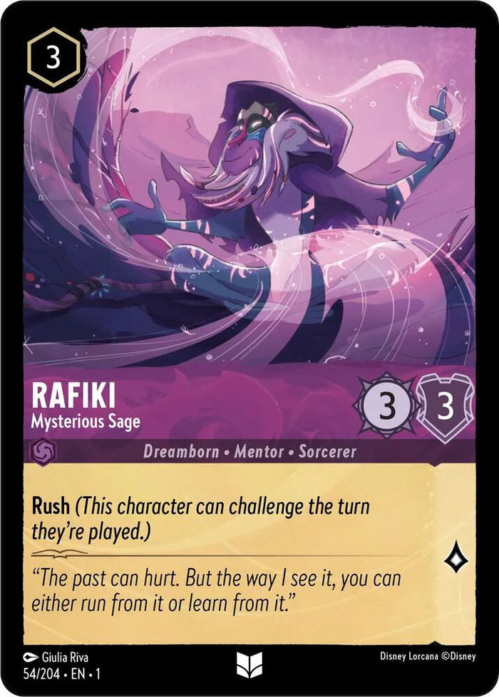 0054 Rafiki - Mysterious Sage Uncommon The First Chapter