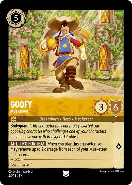 0004 Goofy - Musketeer Uncommon The First Chapter