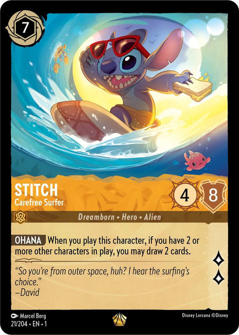 0021 Stitch - Carefree Surfer Legendary The First Chapter