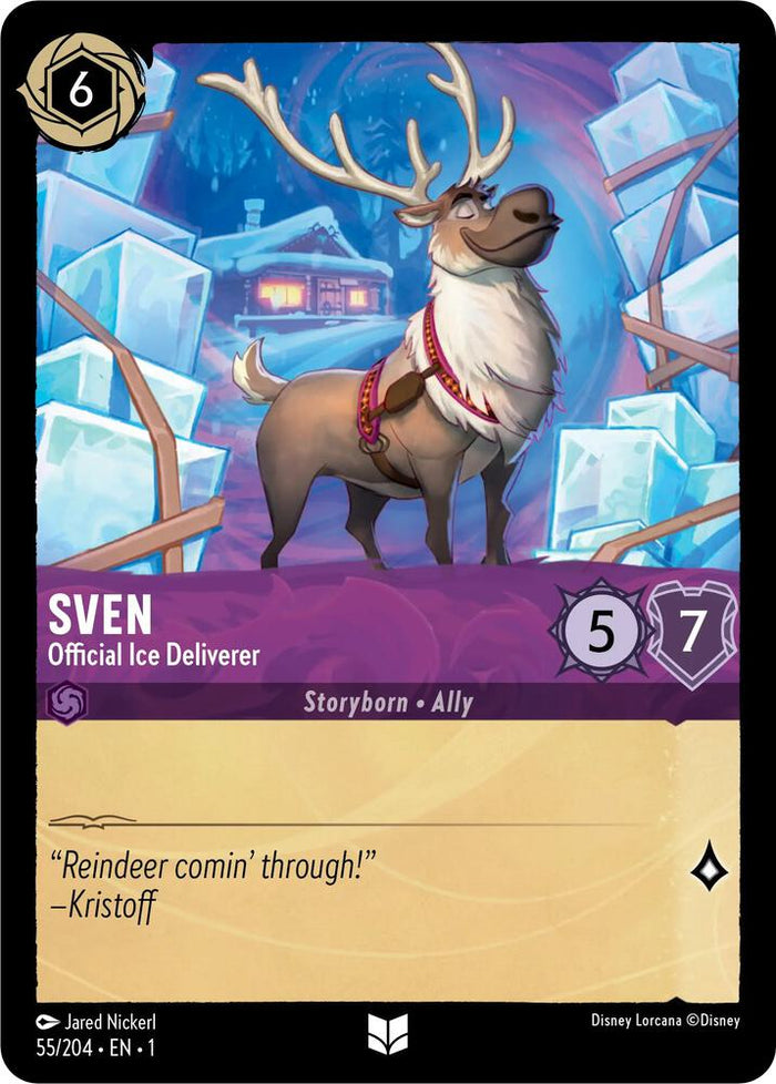 Sven - Official Ice Deliverer #55 Uncommon - The First Chapter Pokemon card