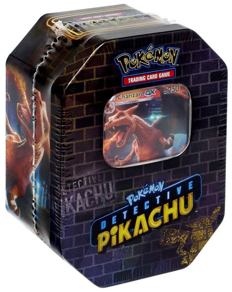 Detective Pikachu Tin Charizard
