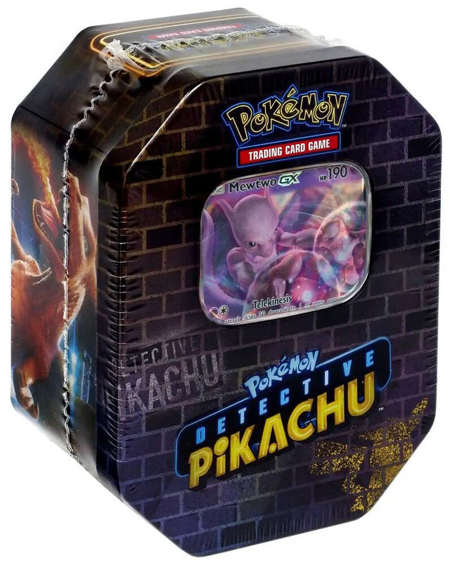 Detective Pikachu Tin Mewtwo