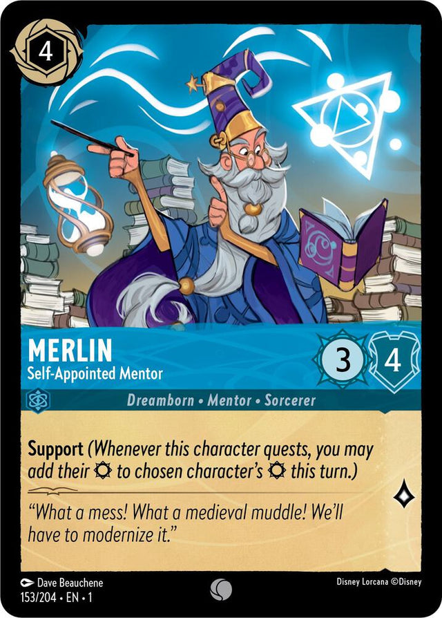 0153 Merlin - Self-Appointed Mentor Common The First Chapter