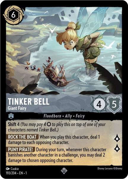 0193 Tinker Bell - Giant Fairy Super Rare The First Chapter