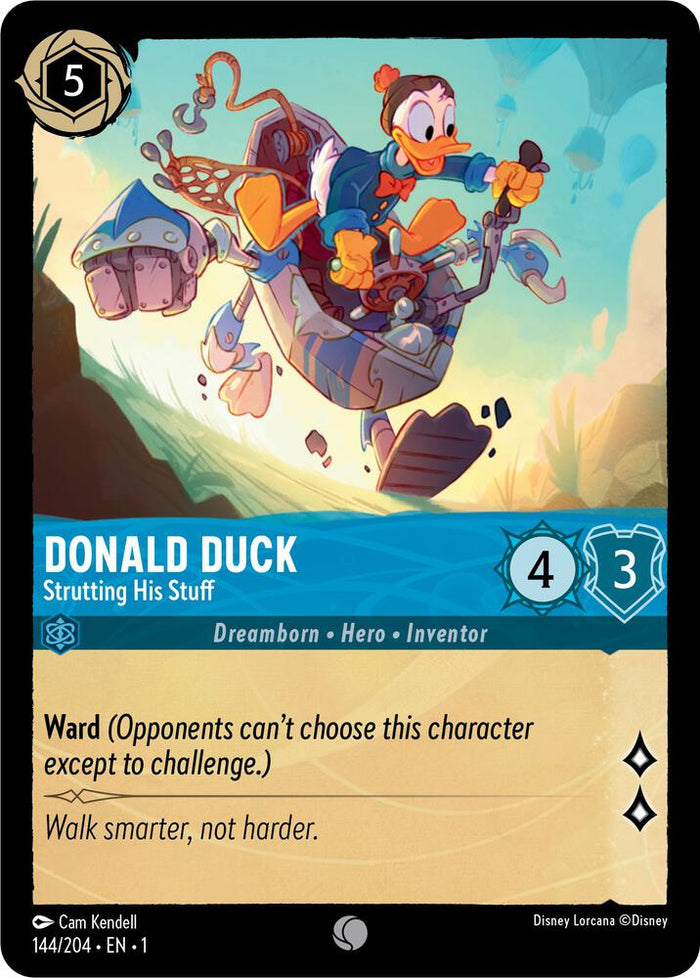 0144 Donald Duck - Strutting His Stuff Common The First Chapter