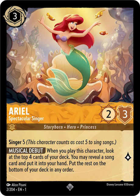0002 Ariel - Spectacular Singer Super Rare The First Chapter