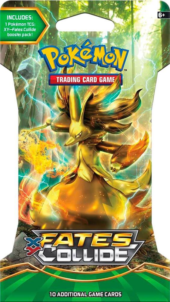 XY Fates Collide Sleeved Booster Pack Delphox BREAK - Fates Collide sealed product