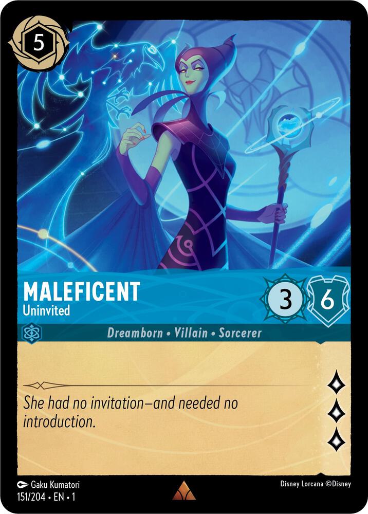 0151 Maleficent - Uninvited Rare The First Chapter