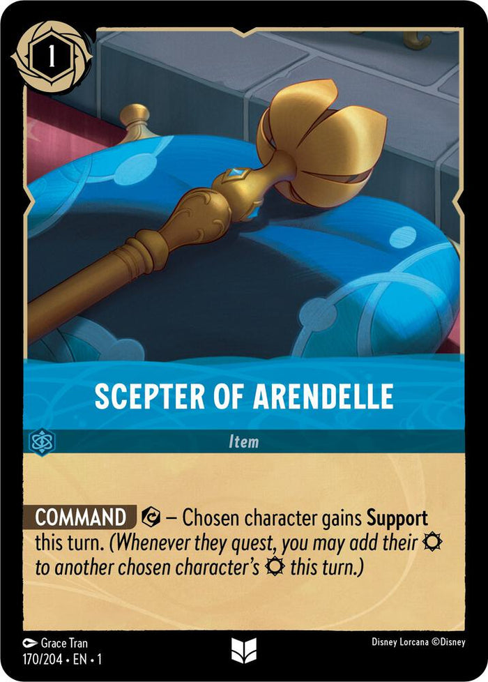 Scepter of Arendelle #170 Uncommon - The First Chapter Pokemon card