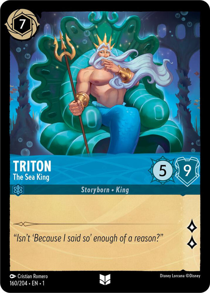 Triton - The Sea King #160 Uncommon - The First Chapter Pokemon card