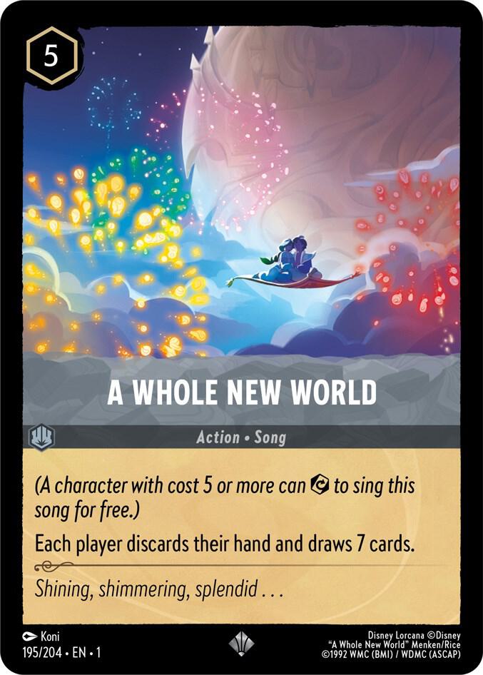A Whole New World #195 Super Rare - The First Chapter Pokemon card