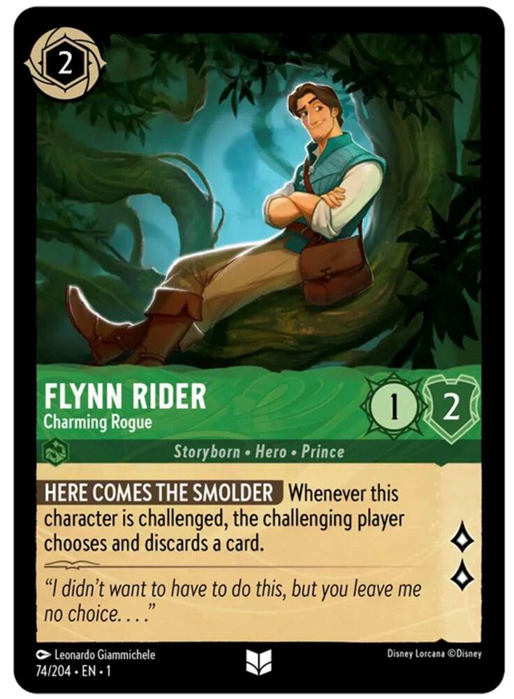 0074 Flynn Rider - Charming Rogue Uncommon The First Chapter