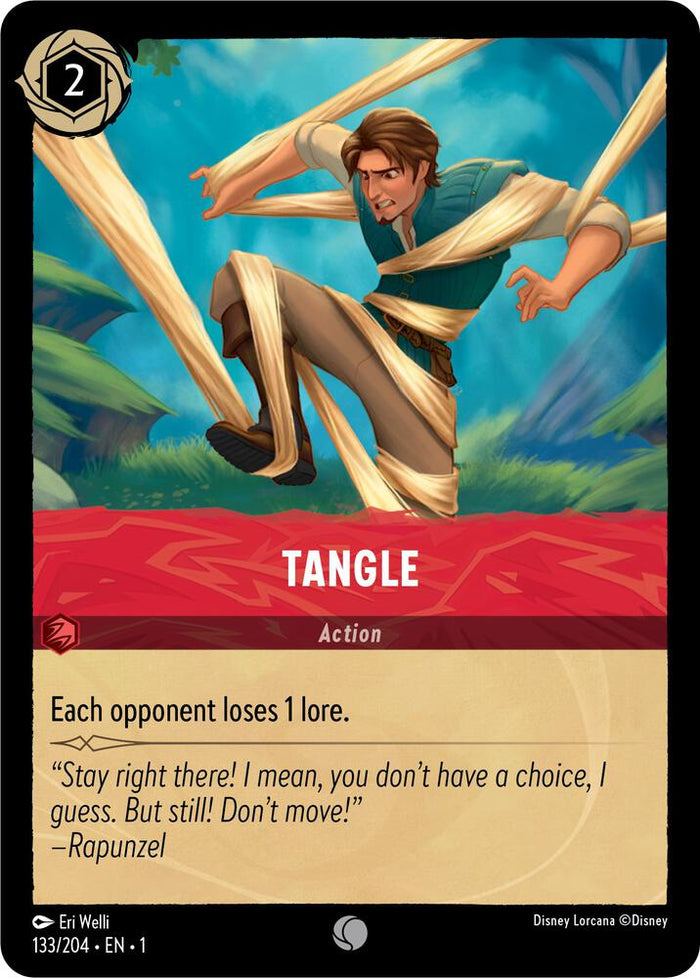Tangle #133 Common - The First Chapter Pokemon card