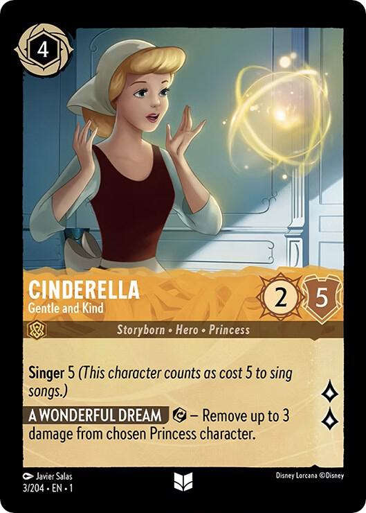 Cinderella - Gentle and Kind #3 Uncommon - The First Chapter Pokemon card