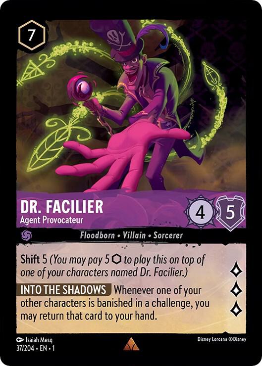 0037 Dr. Facilier - Agent Provocateur Rare The First Chapter