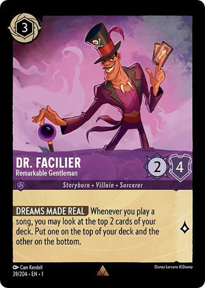 0039 Dr. Facilier - Remarkable Gentleman Rare The First Chapter