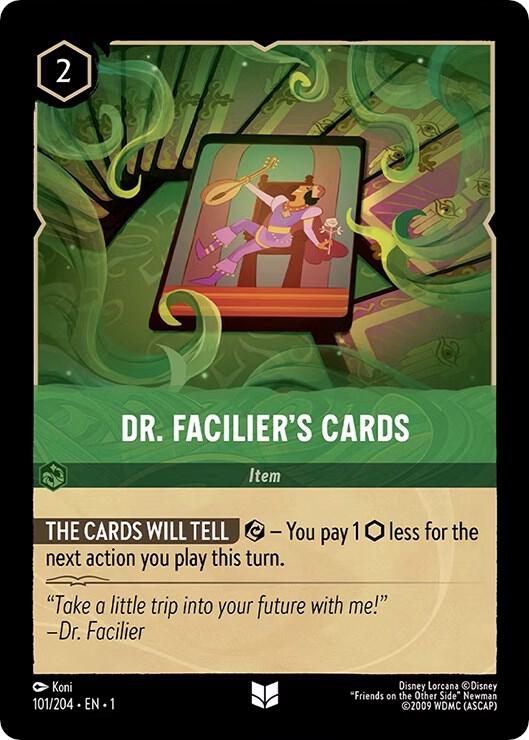 Dr. Facilier's Cards #101 Uncommon - The First Chapter Pokemon card