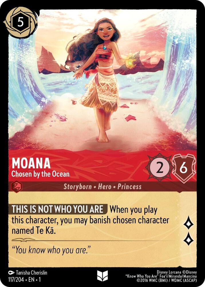 0117 Moana - Chosen by the Ocean Uncommon The First Chapter