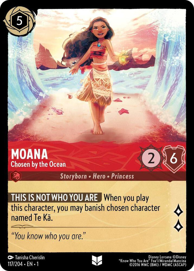 0117 Moana - Chosen by the Ocean Uncommon The First Chapter
